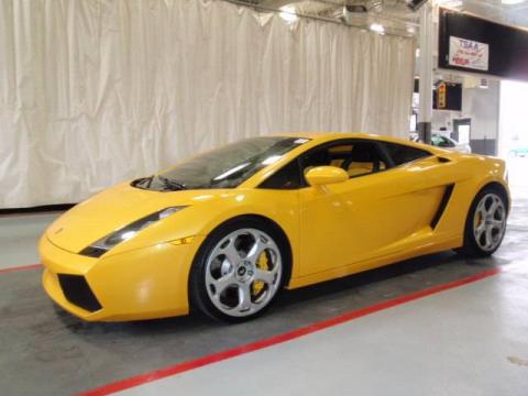 Giallo Halys (Yellow) Lamborghini Gallardo Coupe.  Click to enlarge.