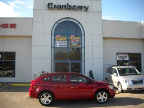 Inferno Red Crystal Pearl Dodge Caliber R/T AWD.  Click to enlarge.
