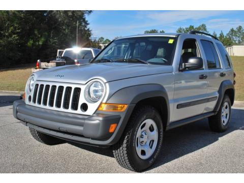 Bright Silver Metallic Jeep Liberty Sport.  Click to enlarge.