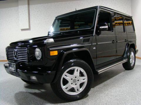 Black Mercedes-Benz G 500.  Click to enlarge.