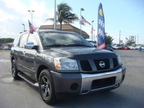 Smoke Gray Nissan Armada SE.  Click to enlarge.