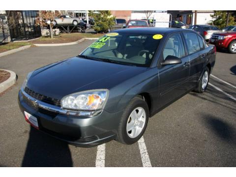 Medium Gray Metallic Chevrolet Malibu LS V6 Sedan.  Click to enlarge.