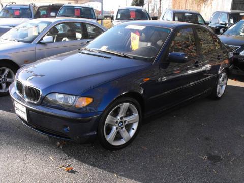 Mystic Blue Metallic BMW 3 Series 325i Sedan.  Click to enlarge.