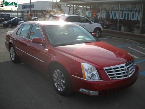 Crystal Red Cadillac DTS .  Click to enlarge.