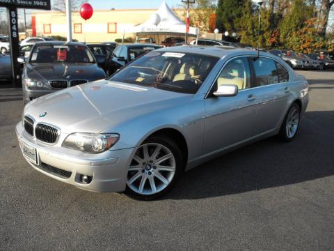 Titanium Silver Metallic BMW 7 Series 750Li Sedan.  Click to enlarge.