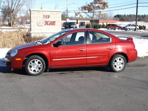 Blaze Red Pearlcoat Dodge Neon SXT.  Click to enlarge.