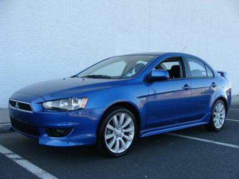 Octane Blue Pearl Mitsubishi Lancer GTS.  Click to enlarge.