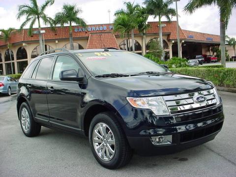 Dark Ink Blue Metallic Ford Edge SEL.  Click to enlarge.