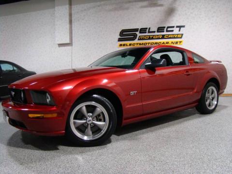 Redfire Metallic Ford Mustang GT Premium Coupe.  Click to enlarge.