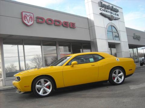 Detonator Yellow Dodge Challenger SRT8.  Click to enlarge.