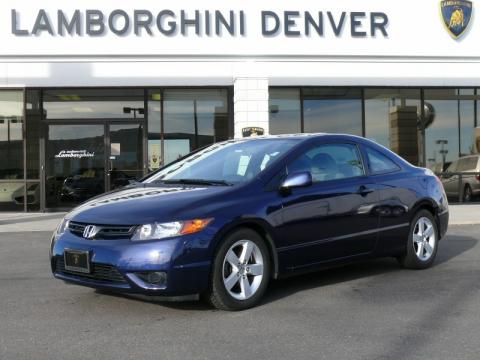 Royal Blue Pearl Honda Civic EX Coupe.  Click to enlarge.