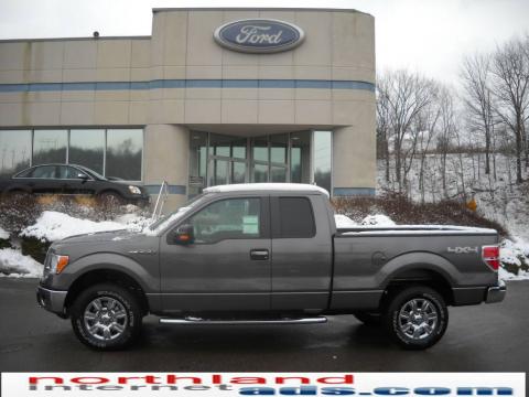 Sterling Grey Metallic Ford F150 XLT SuperCab 4x4.  Click to enlarge.