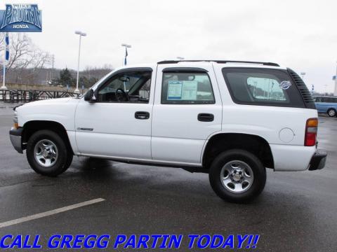 Summit White Chevrolet Tahoe LS 4x4.  Click to enlarge.