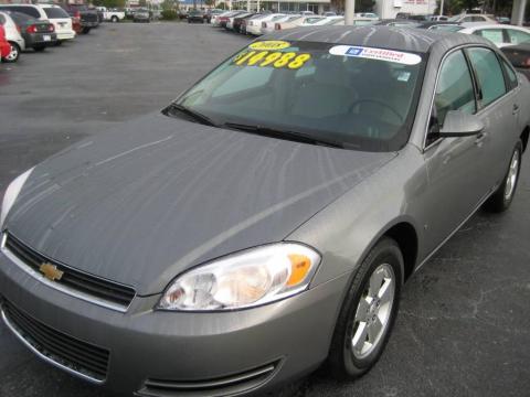 Dark Silver Metallic Chevrolet Impala LT.  Click to enlarge.