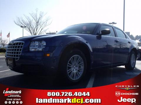 Deep Water Blue Pearl Chrysler 300 Touring.  Click to enlarge.