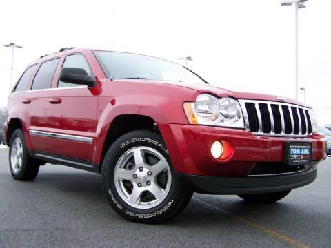 Inferno Red Crystal Pearl Jeep Grand Cherokee Limited 4x4.  Click to enlarge.