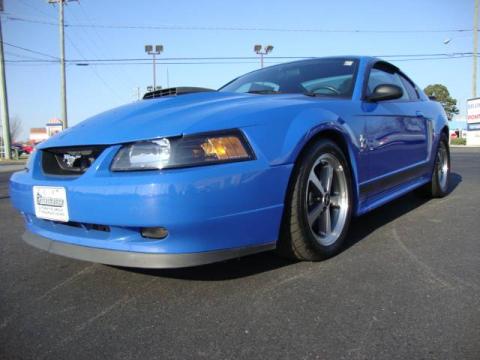Azure Blue Ford Mustang Mach 1 Coupe.  Click to enlarge.