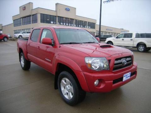 Barcelona Red Metallic Toyota Tacoma V6 PreRunner TRD Sport Double Cab. Click to enlarge. Barcelona Red Metallic Toyota Tacoma V6 PreRunner TRD Sport Double Cab. Click to enlarge.