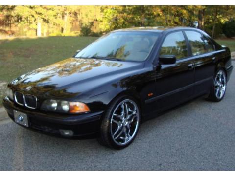 Black II BMW 5 Series 540i Sedan.  Click to enlarge.
