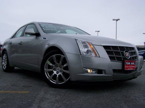 Light Platinum Cadillac CTS 4 AWD Sedan.  Click to enlarge.