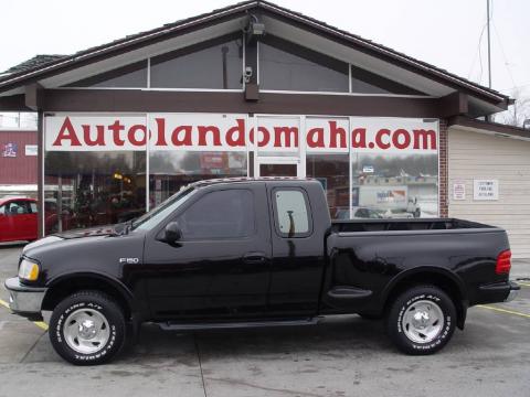 Black Ford F150 XLT Extended Cab 4x4.  Click to enlarge.