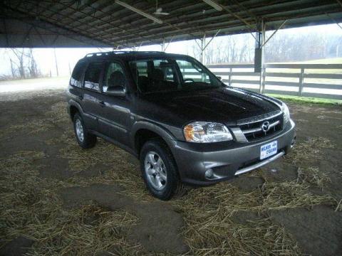 Dark Titanium Metallic Mazda Tribute s 4WD.  Click to enlarge.