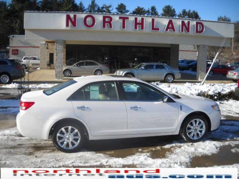 White Platinum Tri-Coat Lincoln MKZ FWD.  Click to enlarge.