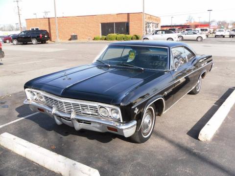 Black Chevrolet Impala 2 Door Hardtop.  Click to enlarge.