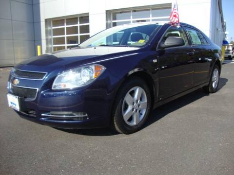 Imperial Blue Metallic Chevrolet Malibu LS Sedan.  Click to enlarge.
