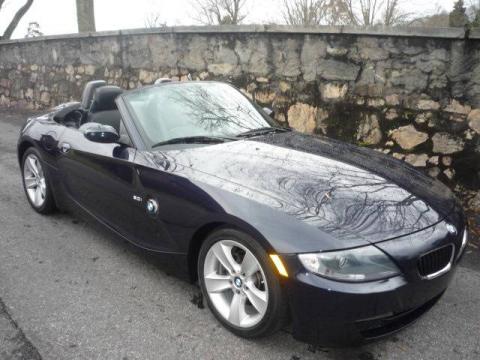 Monaco Blue Metallic BMW Z4 3.0i Roadster.  Click to enlarge.
