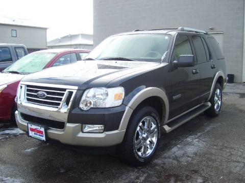 Carbon Metallic Ford Explorer Eddie Bauer 4x4.  Click to enlarge.