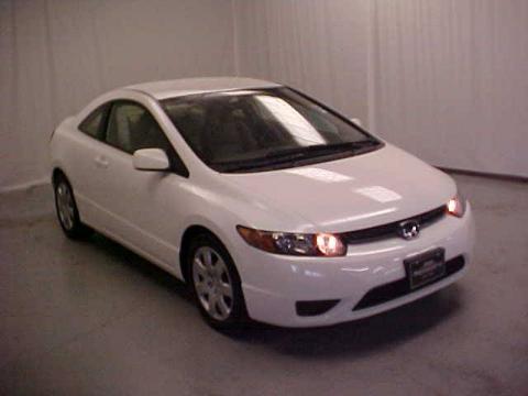 Taffeta White Honda Civic LX Coupe.  Click to enlarge.