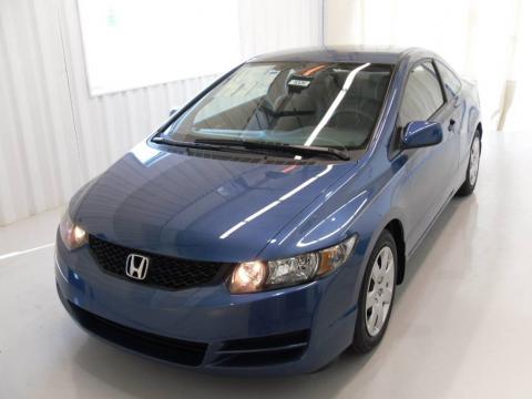 Atomic Blue Metallic Honda Civic LX Coupe.  Click to enlarge.
