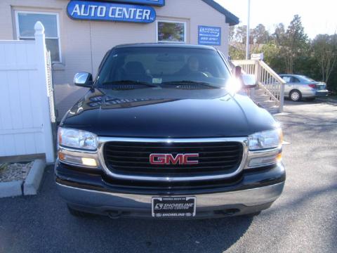 Onyx Black GMC Sierra 1500 SLE Extended Cab 4x4.  Click to enlarge.