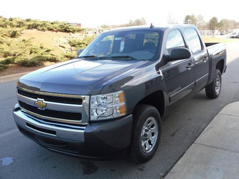 Taupe Gray Metallic Chevrolet Silverado 1500 LS Crew Cab.  Click to enlarge.
