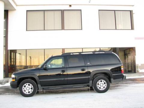 Black Chevrolet Suburban 1500 Z71 4x4.  Click to enlarge.