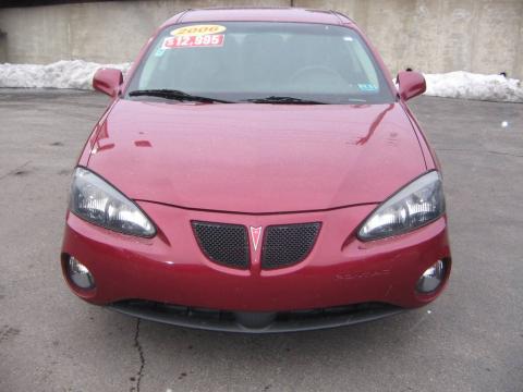 Sport Red Metallic Pontiac Grand Prix Sedan.  Click to enlarge.