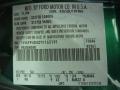 Ford Color Code SU Amazon Green Metallic #18
