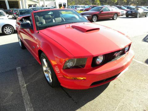 Torch Red Ford Mustang GT Premium Convertible.  Click to enlarge.