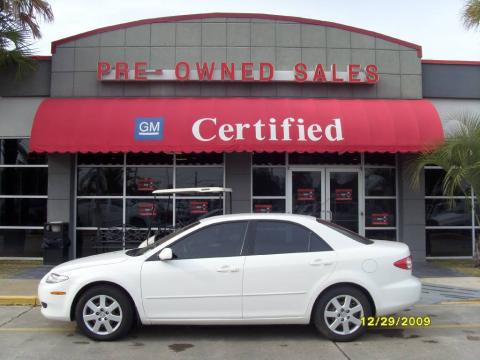 Performance White Mazda MAZDA6 i Sedan.  Click to enlarge.