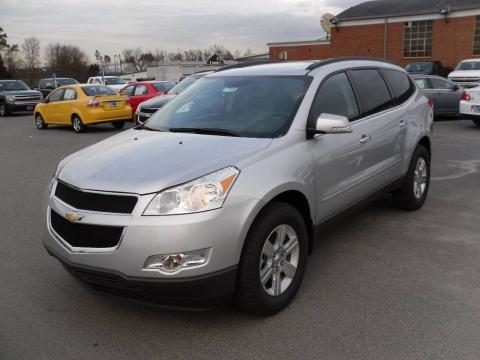 Silver Ice Metallic Chevrolet Traverse LT. Click to enlarge. Silver Ice Metallic Chevrolet Traverse LT. Click to enlarge.