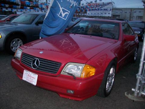 Imperial Red Mercedes-Benz SL 320 Roadster.  Click to enlarge.