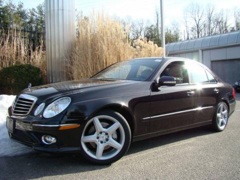 Sienna Black Metallic Mercedes-Benz E 350 Sedan.  Click to enlarge.
