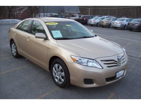 Sandy Beach Metallic Toyota Camry LE.  Click to enlarge.
