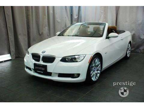 Alpine White BMW 3 Series 328i Convertible.  Click to enlarge.
