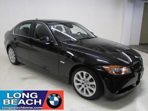 Jet Black BMW 3 Series 330i Sedan.  Click to enlarge.