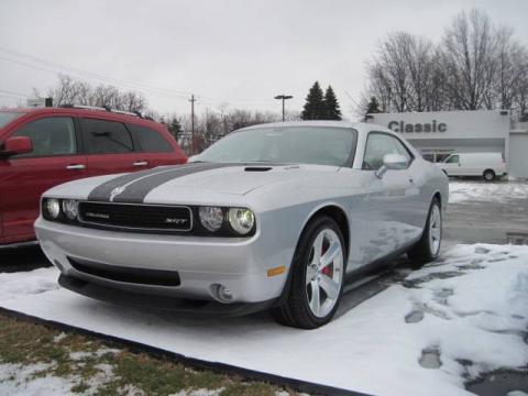 Bright Silver Metallic Dodge Challenger SRT8.  Click to enlarge.