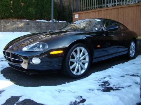Ebony Black Jaguar XK XK8 Coupe.  Click to enlarge.