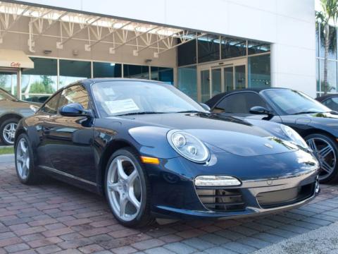 Dark Blue Metallic Porsche 911 Carrera Coupe.  Click to enlarge.