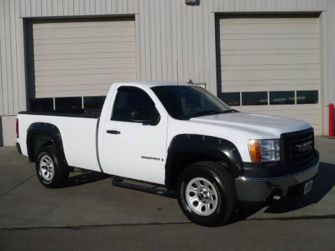 Summit White GMC Sierra 1500 Classic SL Regular Cab.  Click to enlarge.